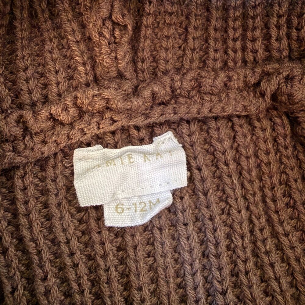 Jamie Kay Bear Knit Onepiece Size 6-12 Months - Picture 5 of 6